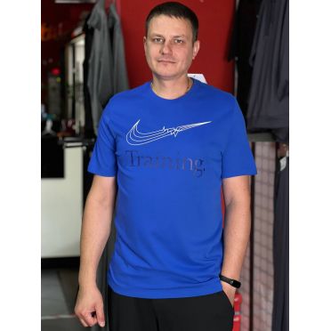 ФУТБОЛКА Nike Mens Blue Training T-Shirt Dri-Fit 