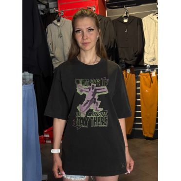 ФУТБОЛКА Air Jordan Oversized T-Shirt Black 