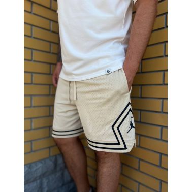 ШОРТИ Air Jordan Sport MenS Dri- F I T Mesh Diamond Shorts Beige 
